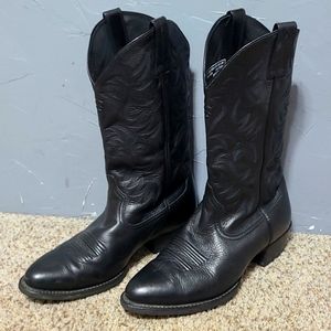 Ariat Men's Heritage Western R Toe boots size 10.5 EE Black